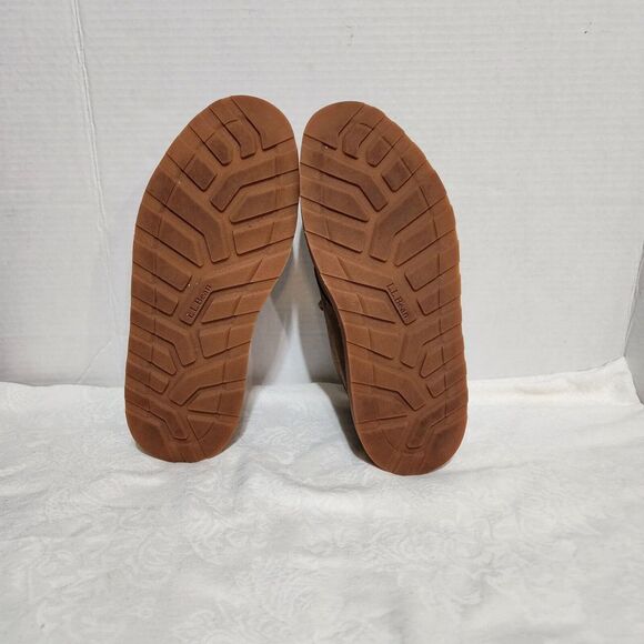 LL BEAN Stonington Brown Suede Leather Chukka Ankle Boots Booties‎ Women's 9M - Picture 9 of 12